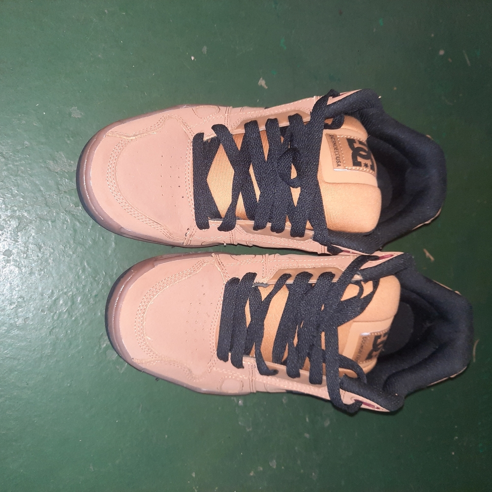 DC  Tan and Black Sneakers